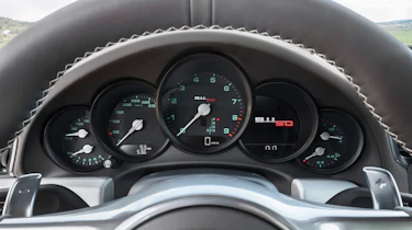 Porsche 911 50th Anniversary Edition dials