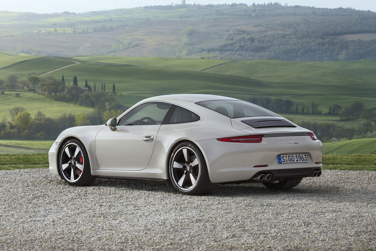 Porsche 911 50th Anniversary Edition rear view