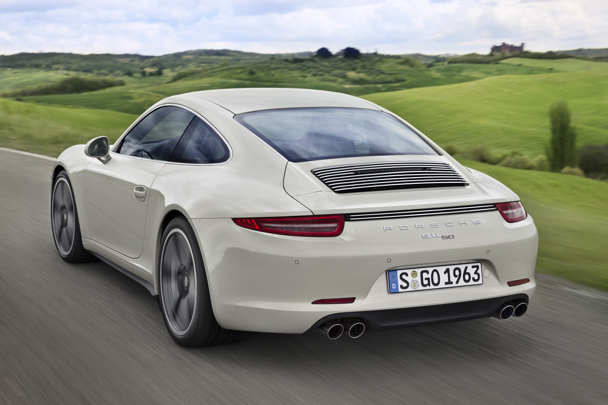 Porsche 911 50th Anniversary Edition rear