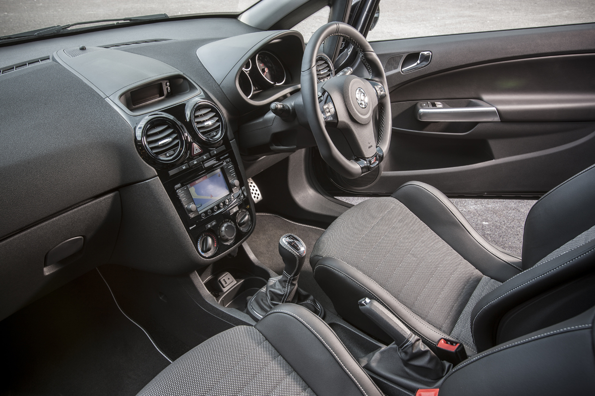Vauxhall Corsa VXR Clubsport interior Recaro seats