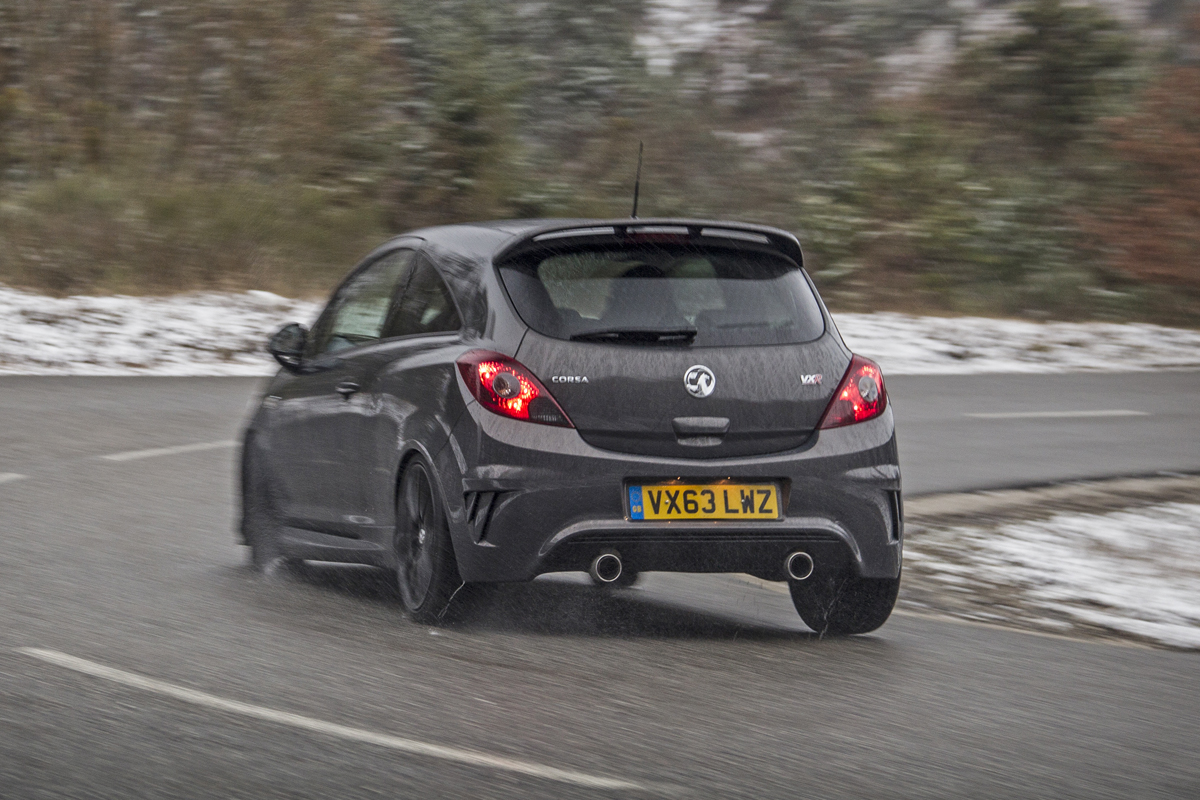 Vauxhall Corsa VXR Clubsport rear cornering