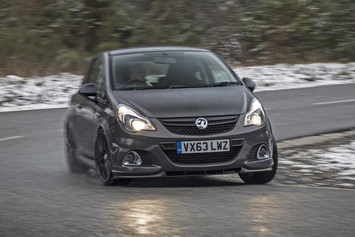 Vauxhall Corsa VXR Clubsport front cornering