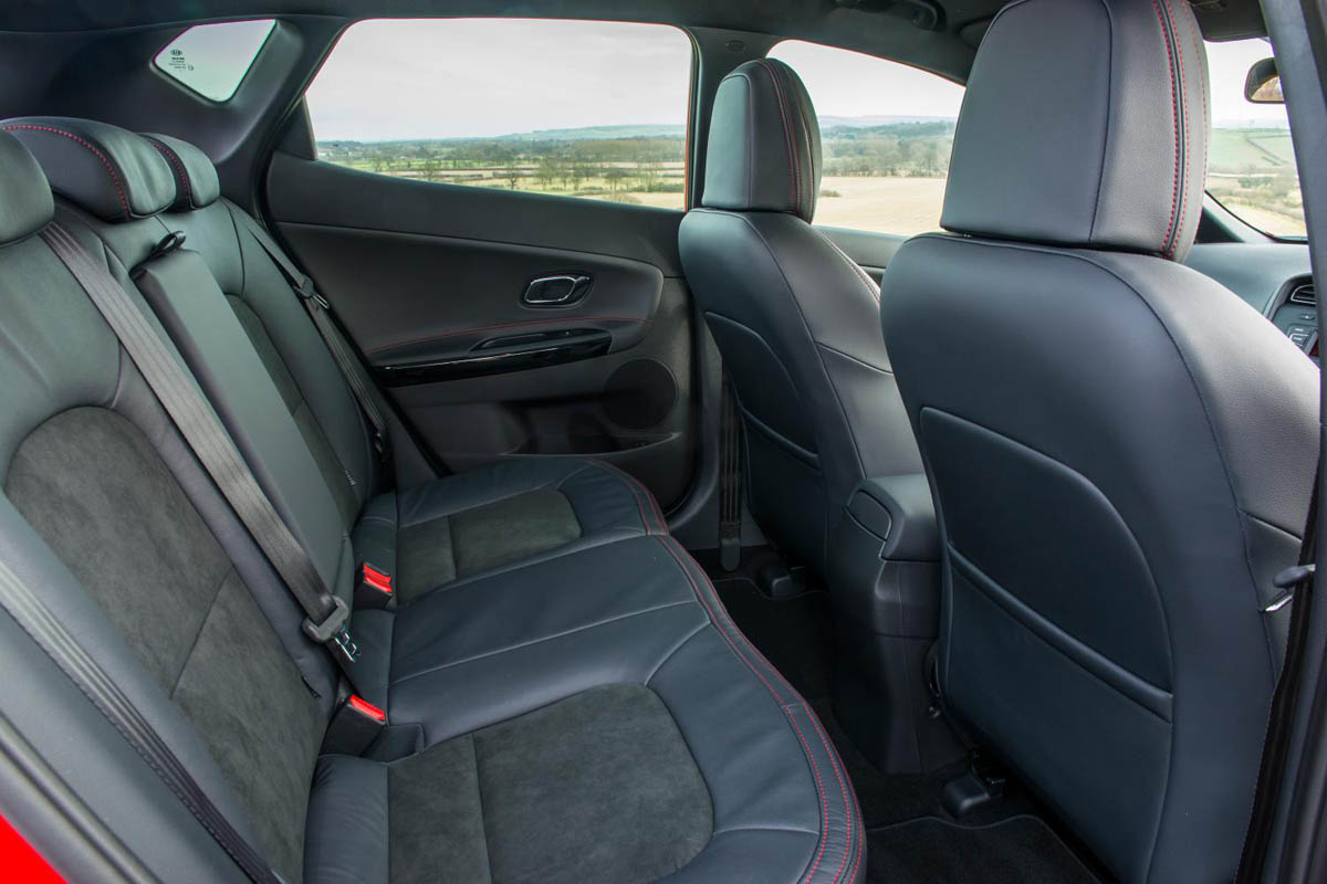Kia Ceed GT five-door back seats