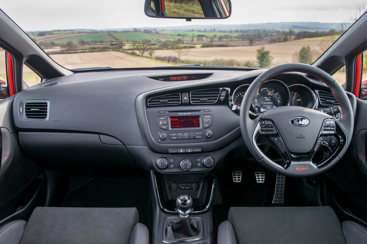 Kia Ceed GT five-door interior dashboard