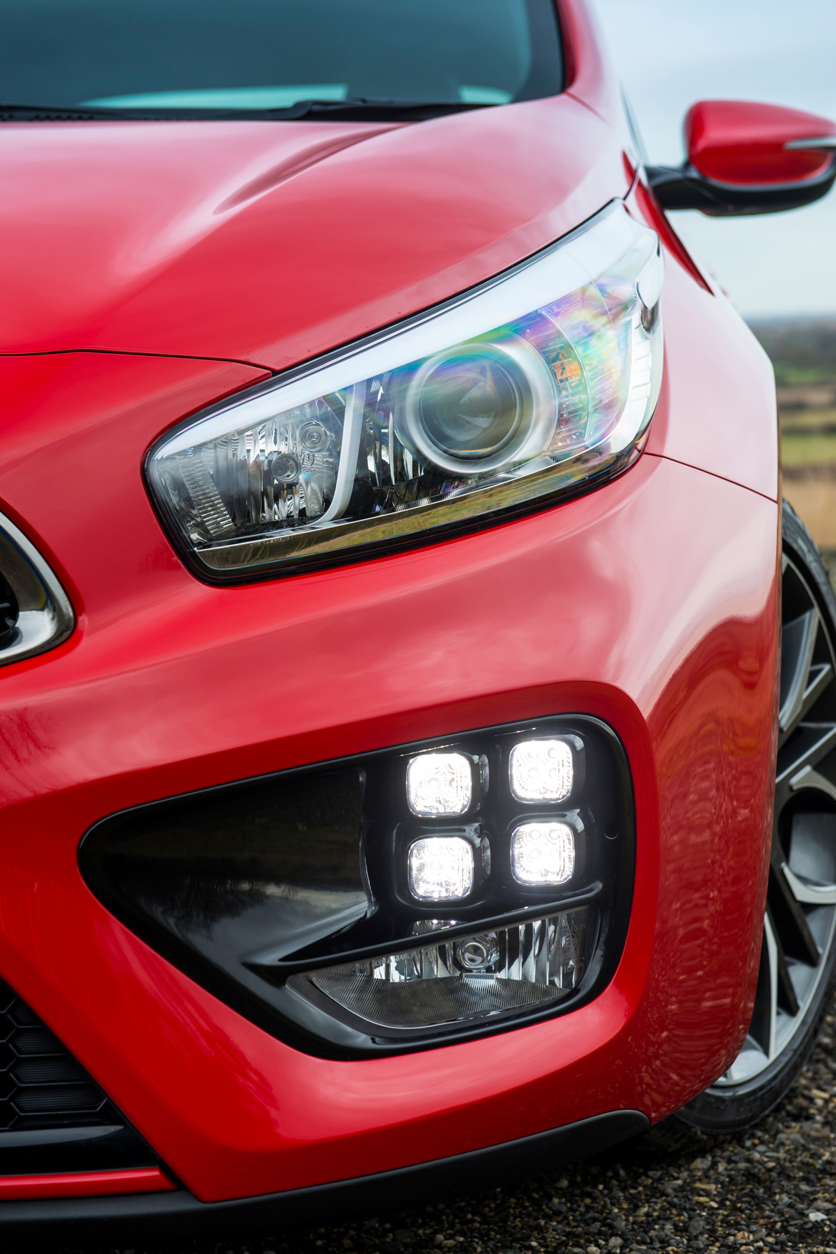 Kia Ceed GT five-door front daytime running light