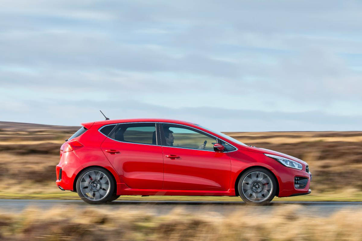 Kia Ceed GT five-door side profile