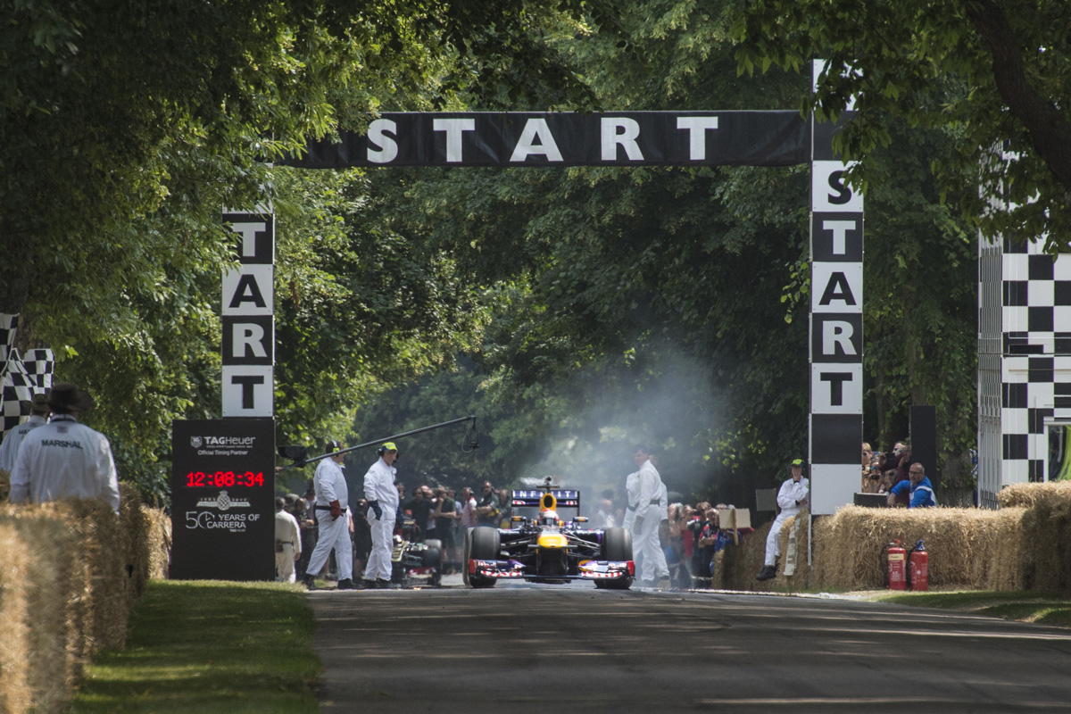 Goodwood Festival of Speed 2014 hillclimb start line