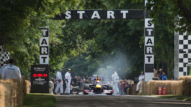 Goodwood Festival of Speed 2014 hillclimb start line