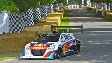 Goodwood Festival of Speed 2014 Peugeot 208 Loeb record attempt