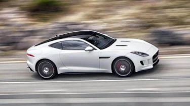 Jaguar F-type Coupe R white