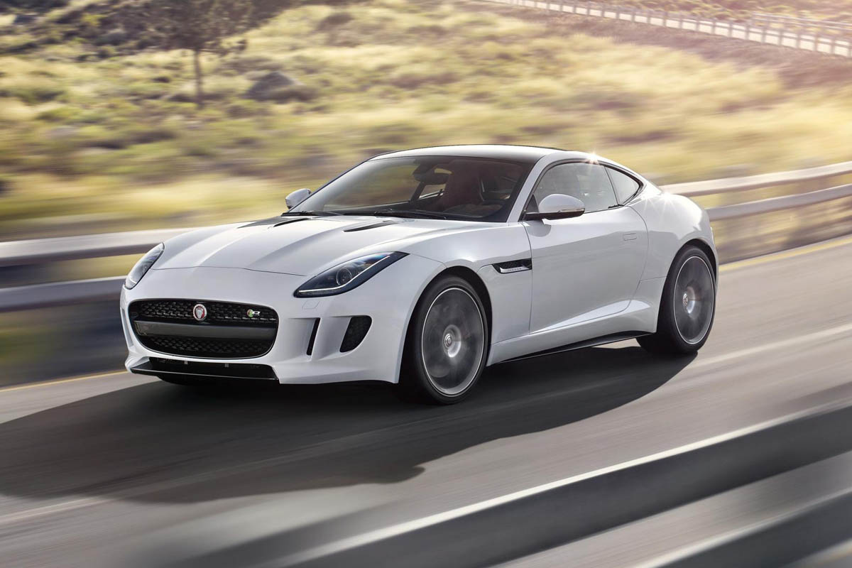 Jaguar F-type Coupe R white