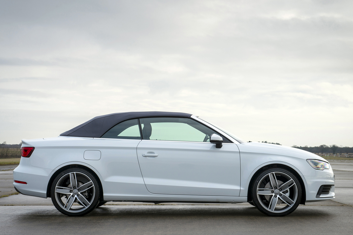 Audi A3 Cabriolet roof up closed