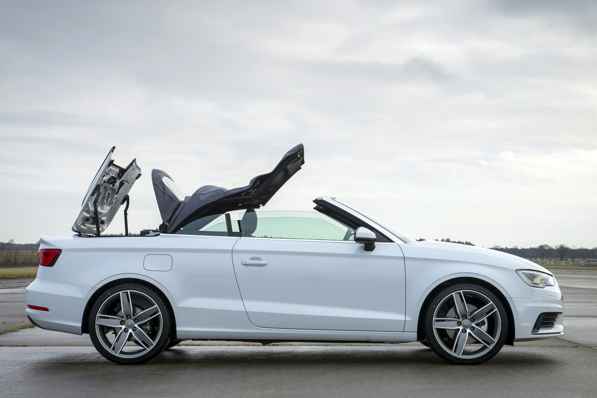 Audi A3 Cabriolet roof mechanism