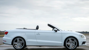 Audi A3 Cabriolet roof open down