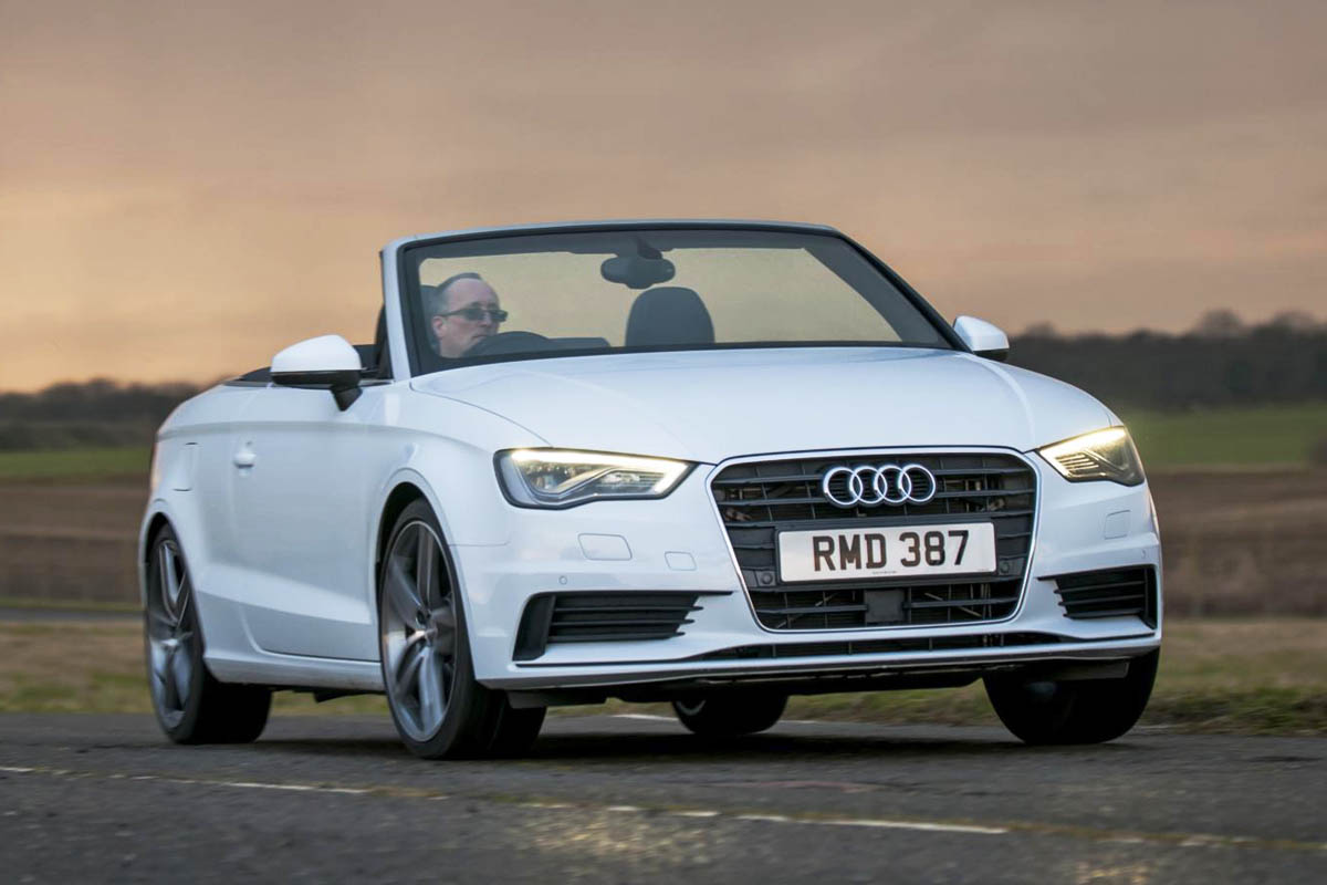Audi A3 Cabriolet white