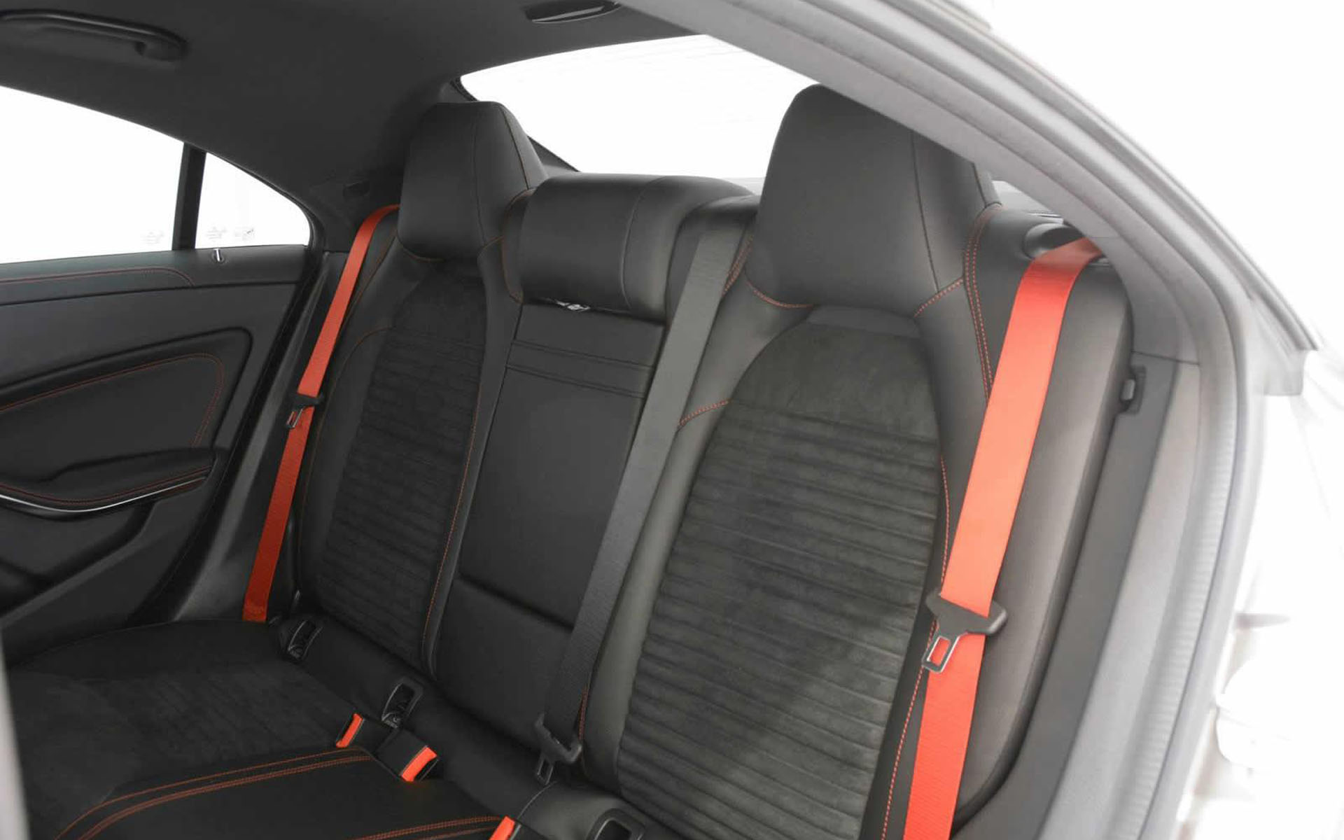 Brabus-tuned Mercedes CLA 45 AMG rear seat