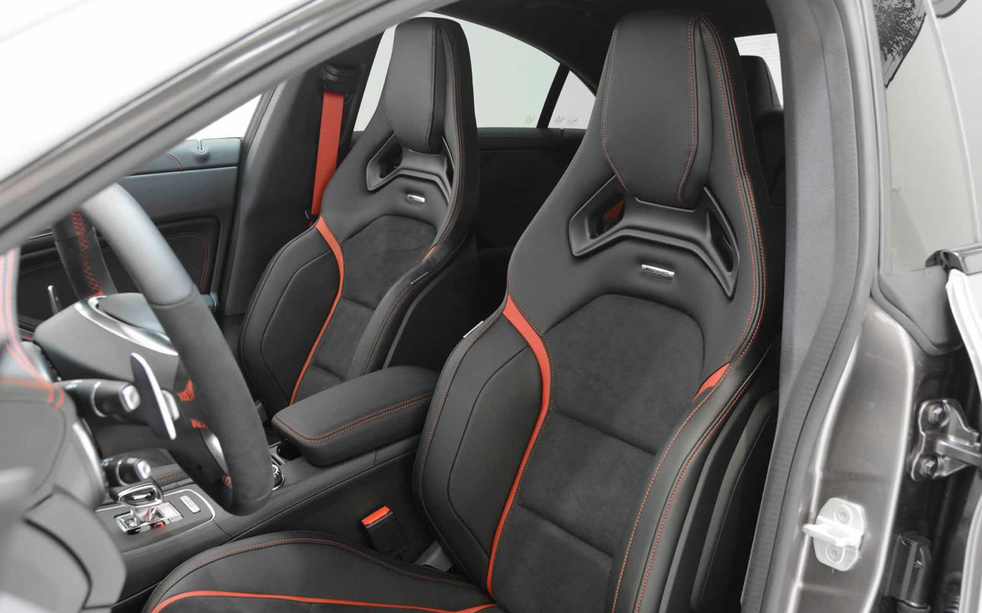 Brabus-tuned Mercedes CLA 45 AMG front seat