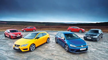 evo Magazine May 2014 - hot hatch group test