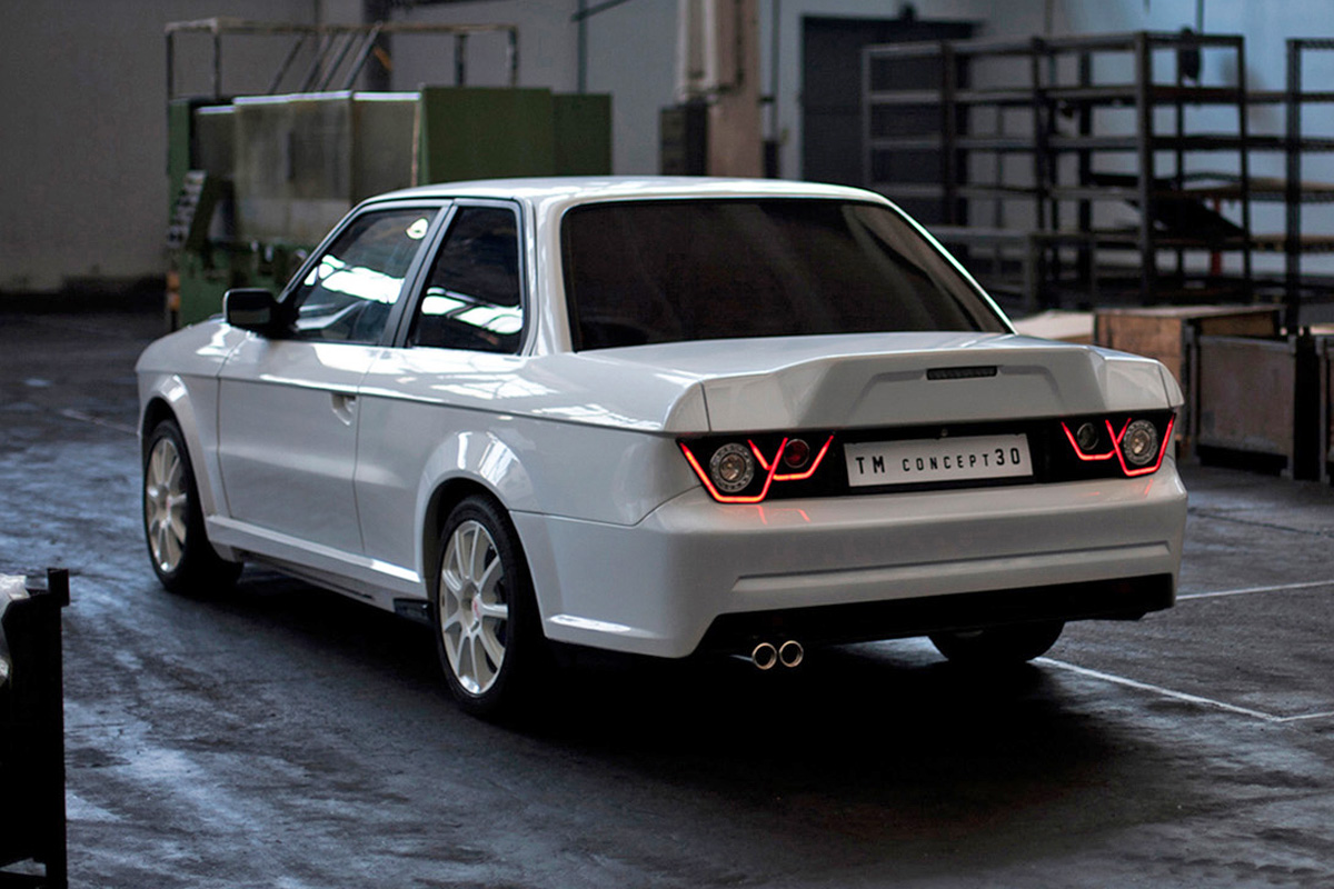 TMCars Concept30 modernised E30 rear