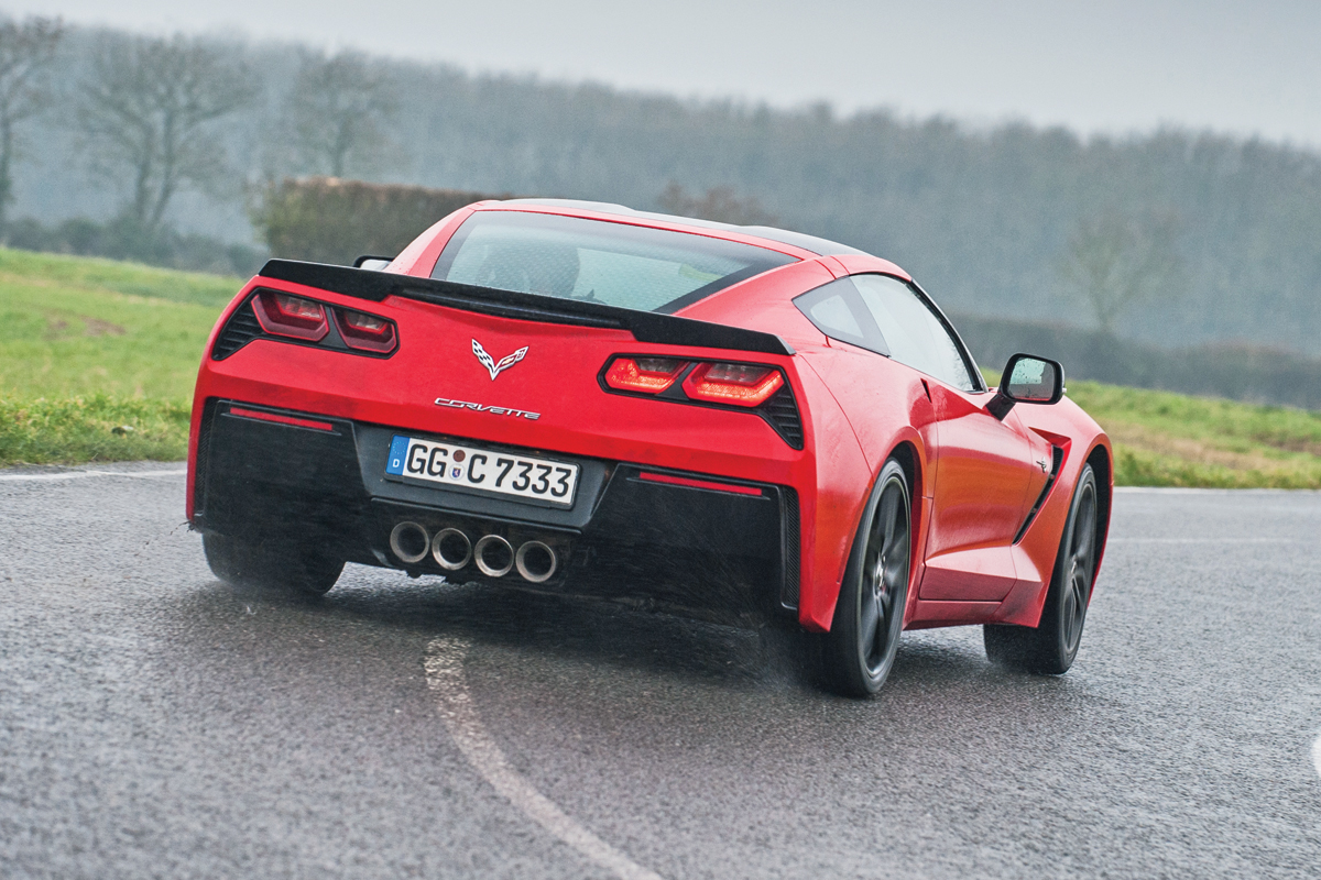 Chevrolet Corvette Stingray C7 sideways
