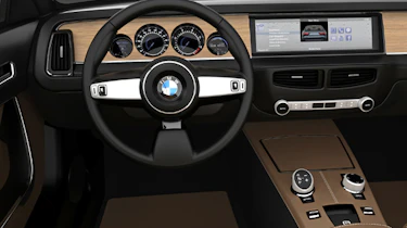 BMW CS Vintage Concept interior steering wheel
