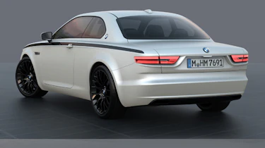 BMW CS Vintage Concept white rear
