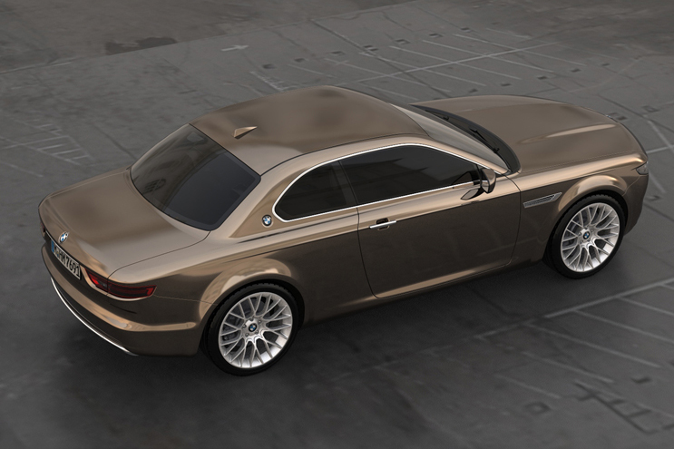 BMW CS Vintage Concept brown side profile