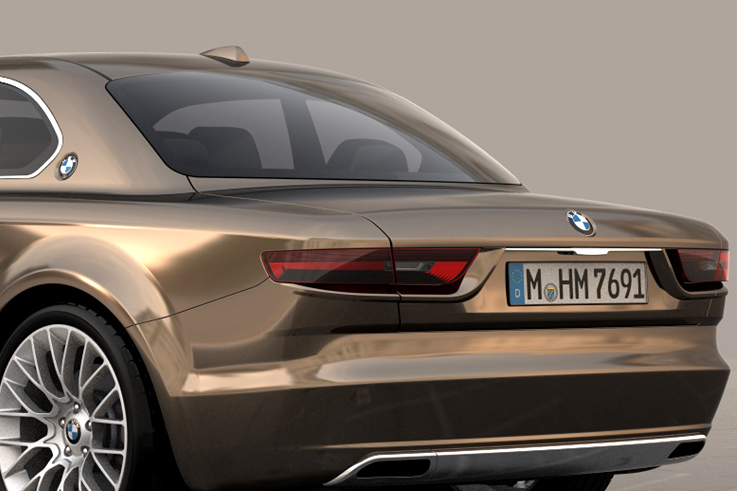 BMW CS Vintage Concept rear styling
