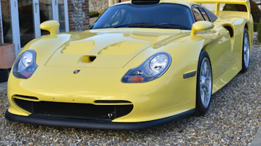 Porsche 911 GT1 Strassenversion yellow front