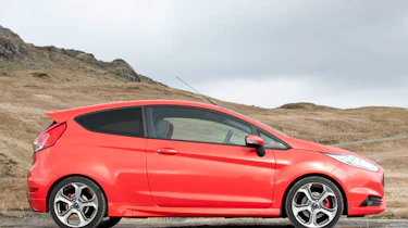 Ford Fiesta ST red side profile