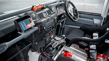 Land Rover Defender Challenge dashboard