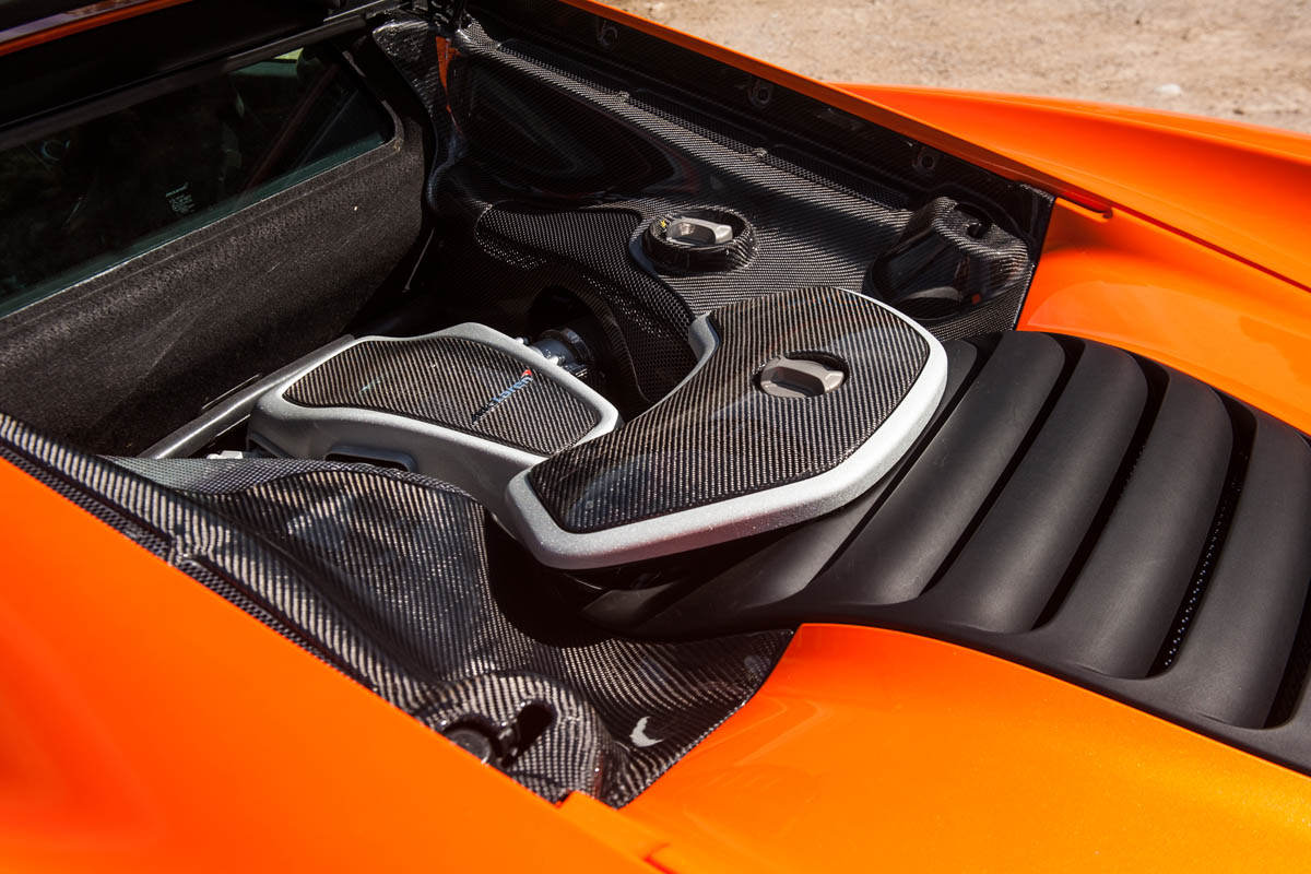 McLaren 650S twin-turbo engine