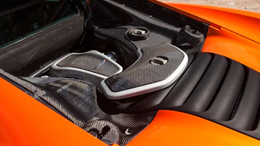 McLaren 650S twin-turbo engine