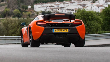 McLaren 650S rear air brake
