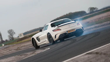 Mercedes SLS AMG Black Series on track