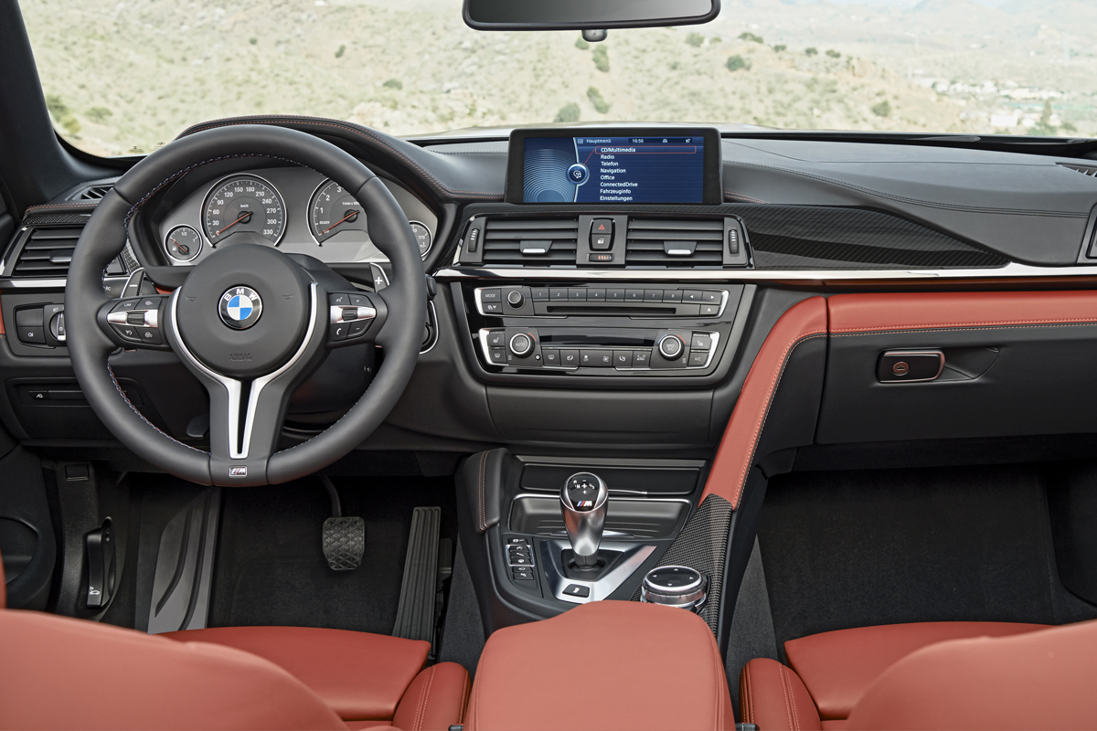 BMW M4 Convertible interior dashboard