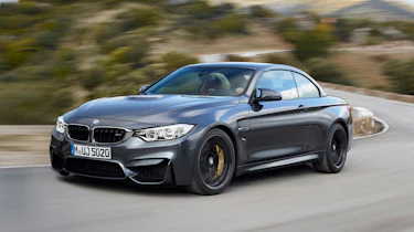 BMW M4 Convertible roof up