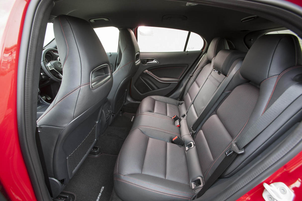 Mercedes GLA250 AMG rear seats