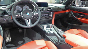BMW M4 Convertible New York show interior