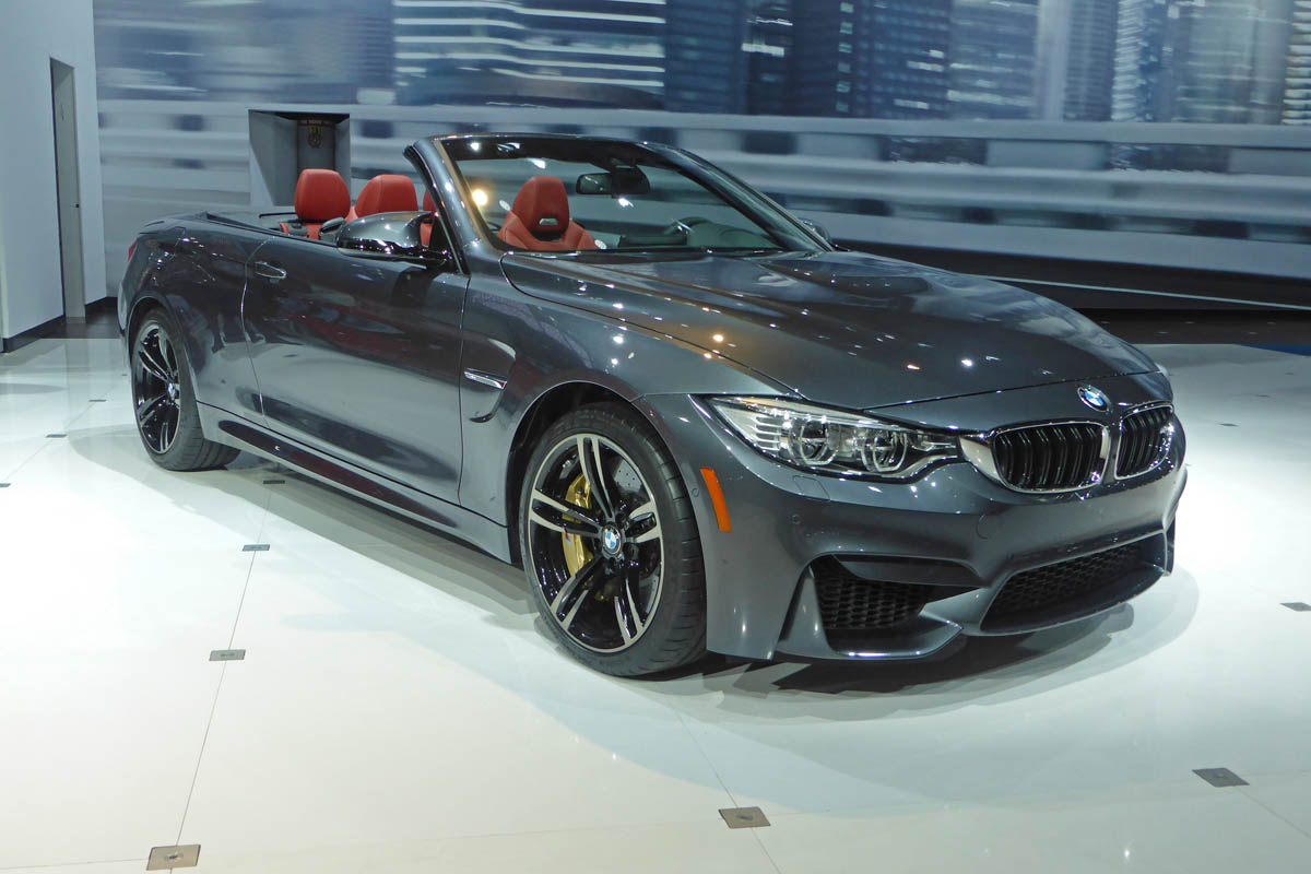 BMW M4 Convertible New York show front