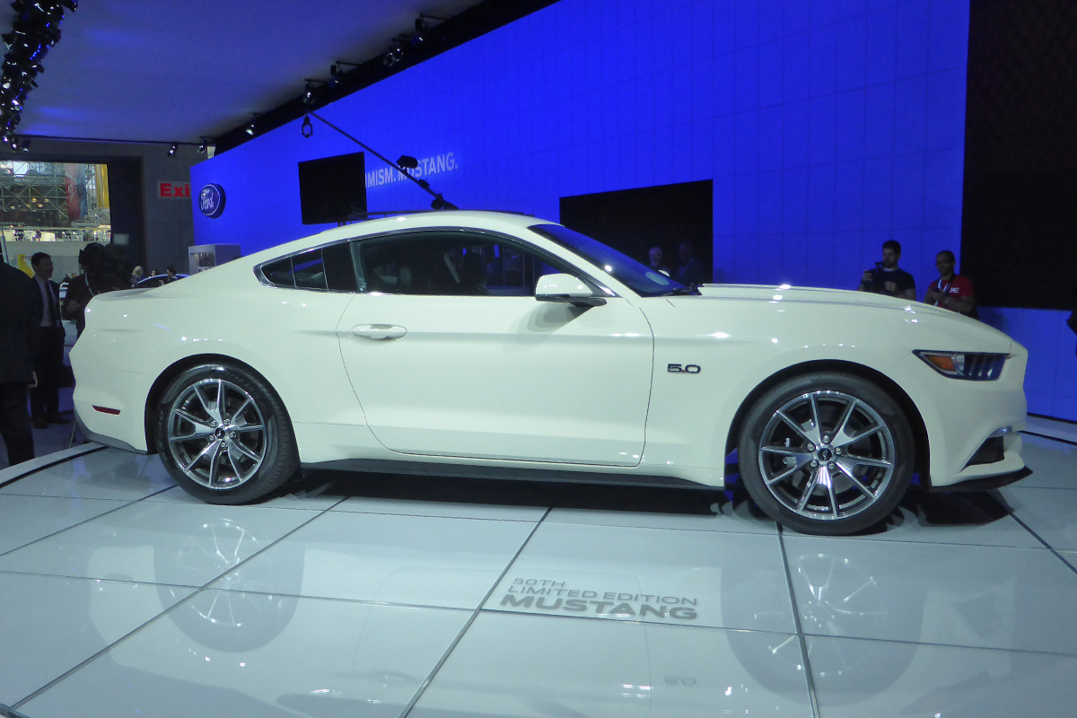 Ford Mustang 50th Anniversary New York motor show