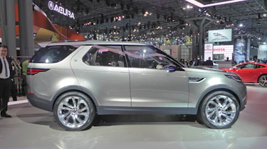 Land Rover Discovery Vision concept New York show side profile