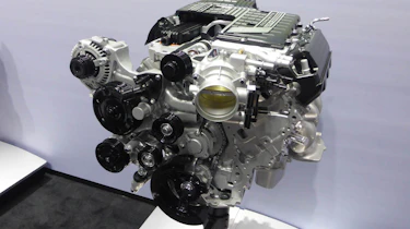 Chevrolet Corvette Z06 supercharged V8 engine