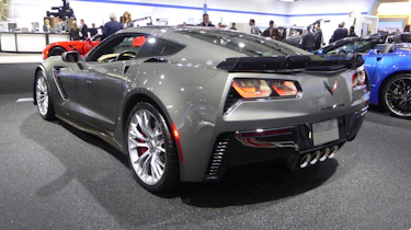 Chevrolet Corvette Z06 coupe grey rear