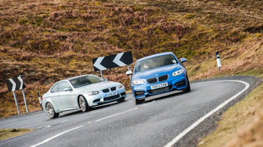 BMW M235i vs BMW M3 evo feature