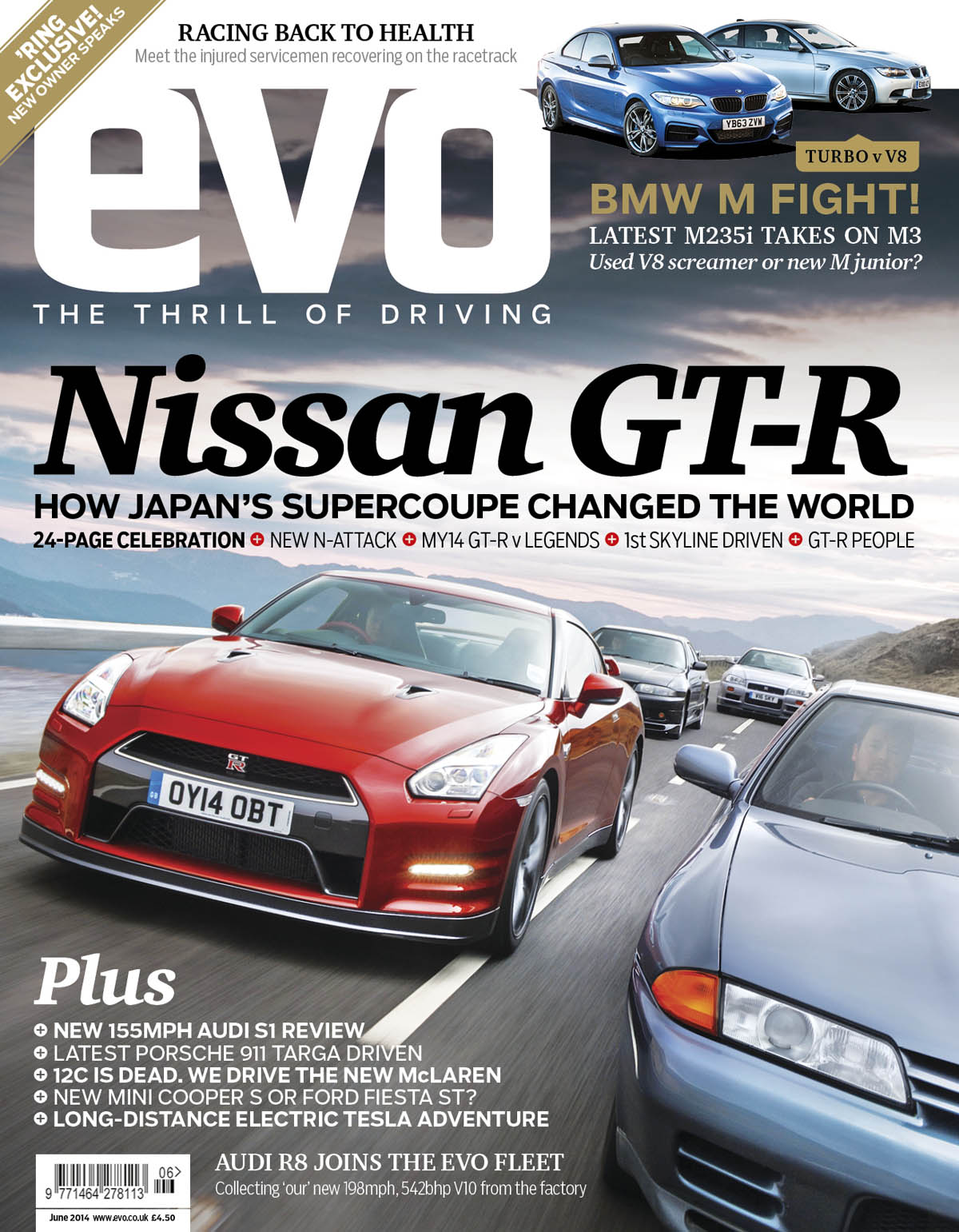 evo Magazine June 2014 - Nissan GT-R special