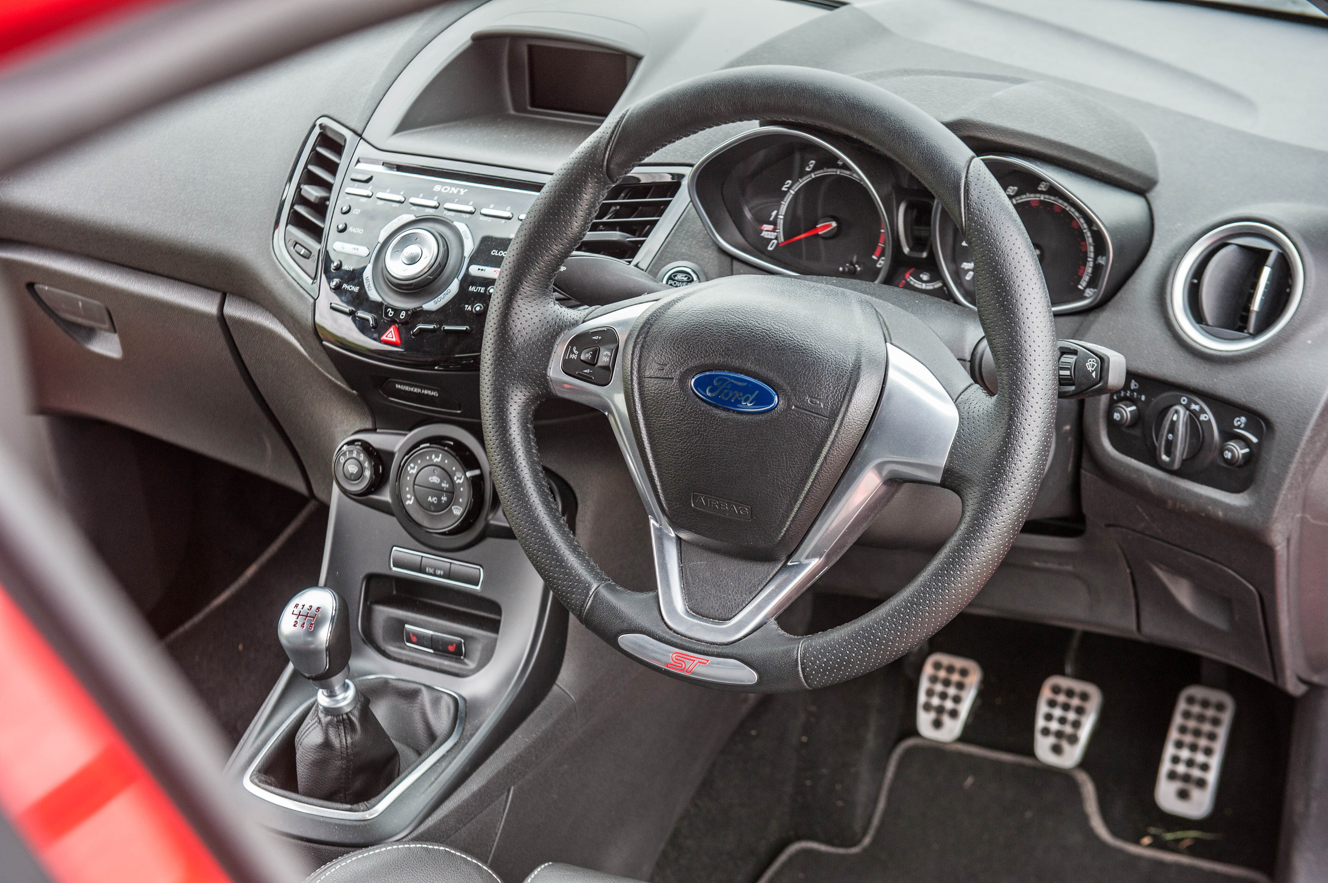 Ford Fiesta ST interior dashboard