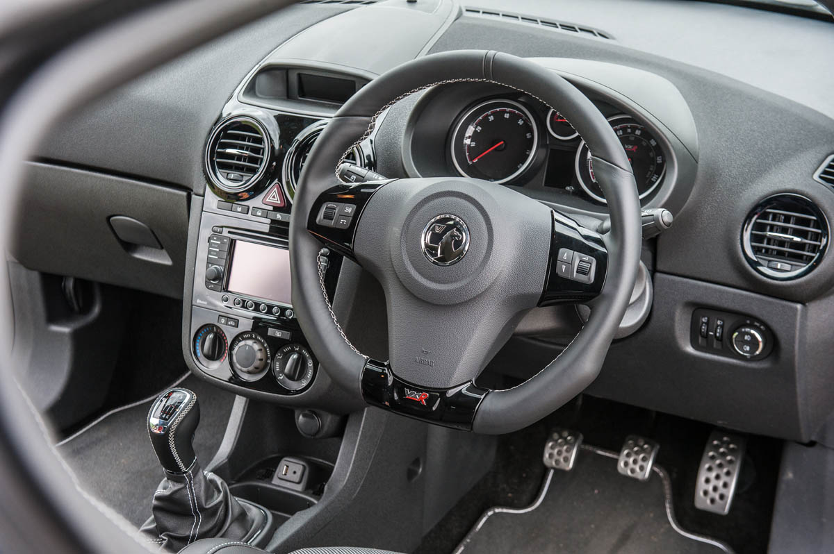 Vauxhall Corsa VXR Clubsport interior dashboard