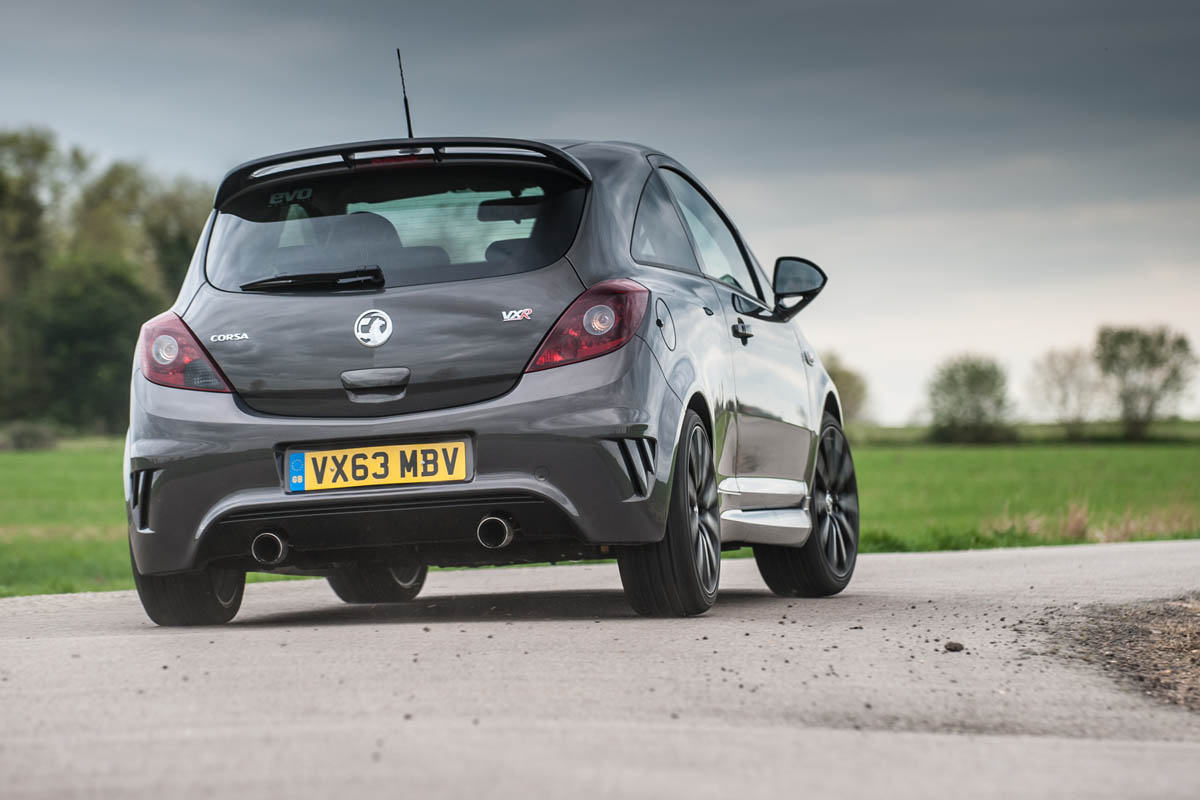 Vauxhall Corsa VXR Clubsport rear cornering