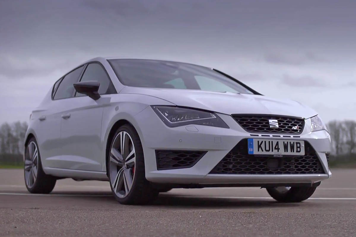 SEAT Leon Cupra: drag race video
